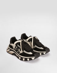 Dg Country Road Nylon And Leather Sneakers