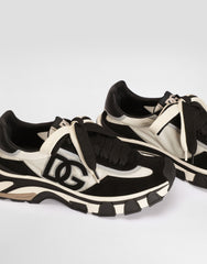 Dg Country Road Nylon And Leather Sneakers