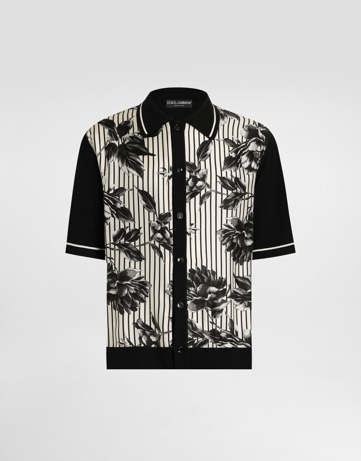 Silk And Cotton Shirt With Twill