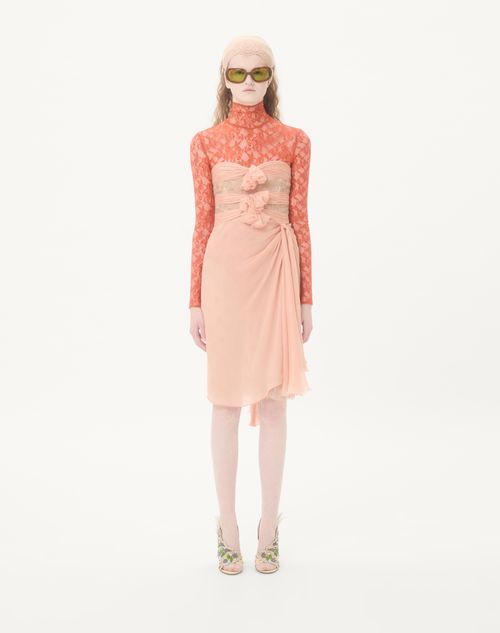 Crepponne Chiffon Dress