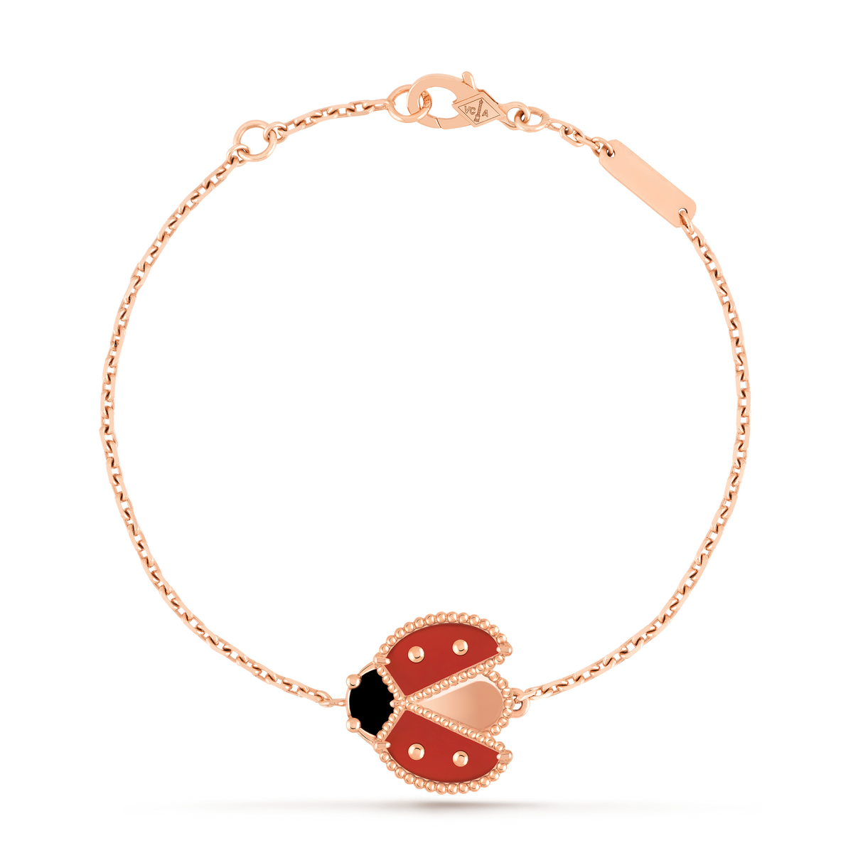 Lucky Spring Bracelet, Open Wings Ladybug