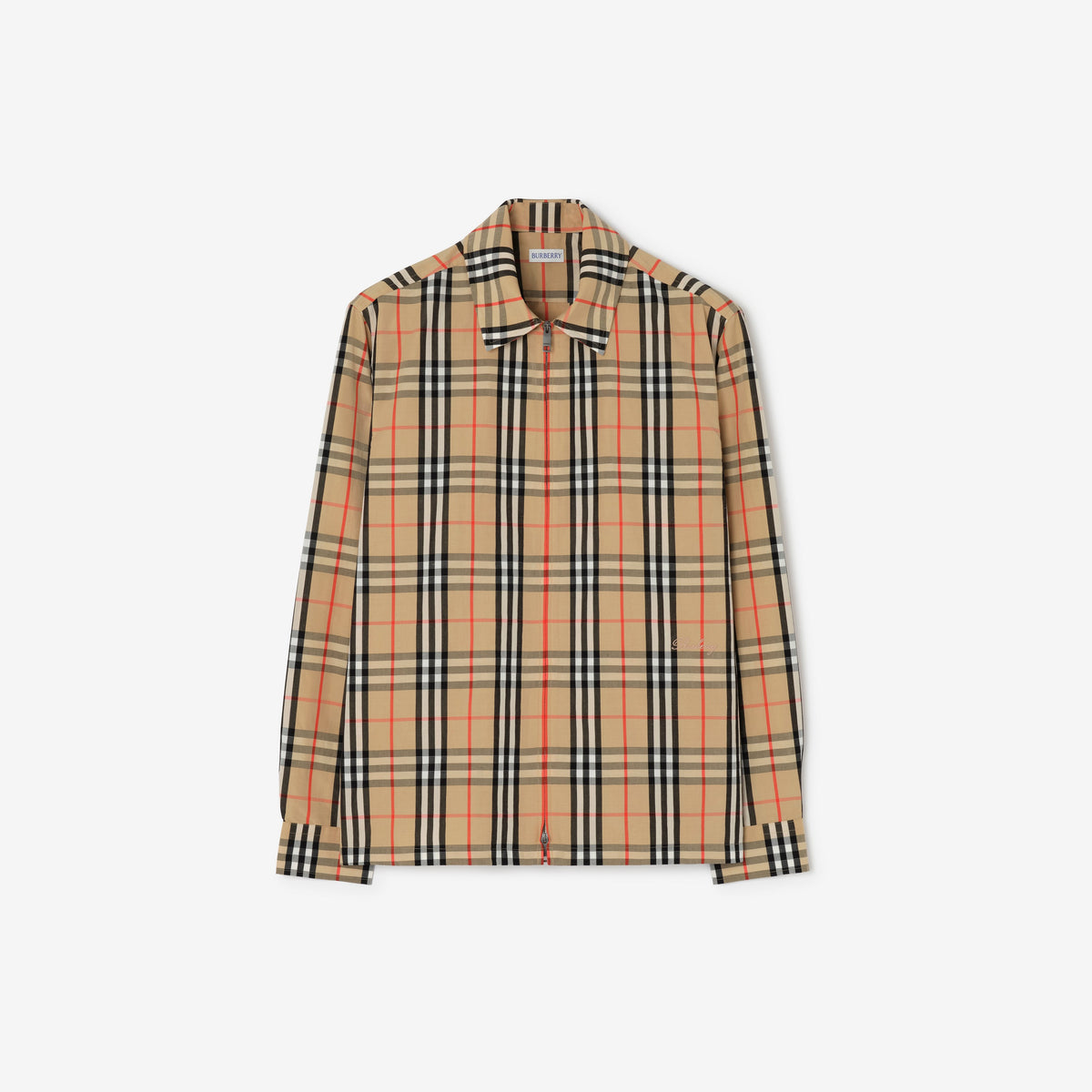 Check Cotton Linen Overshirt
