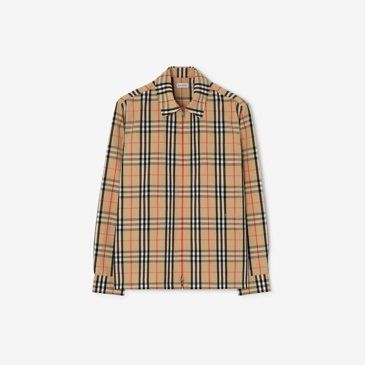 Check Cotton Linen Overshirt