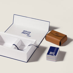 UNO X Miu Miu Card Set With Leather Case