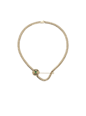 Emblem Tie Pin Necklace