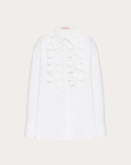 Embroidered Compact Popeline Shirt