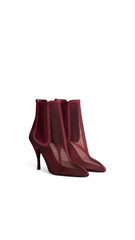 Heeled Chelsea Boots In Mesh