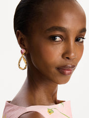 Loop Drop Clip-On Earrings