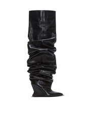 Wedge Thigh-High Boots