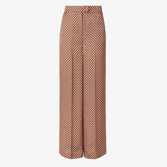 Dots Jacquard Silk Trousers