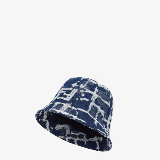 Blue FF Denim Bucket Hat