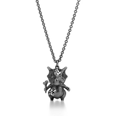 Tiffany & Arsham Studio & Pokémon Pendant in Oxidized Sterling Silver with Diamonds