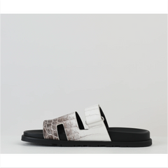 Chypre Sandal in Himalaya Niloticus Crocodile Leather