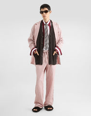 Striped Silk Twill Shirt