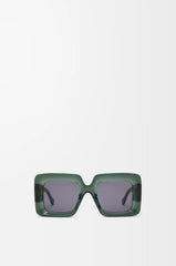 Beveled Square Maxi Anagram Sunglasses