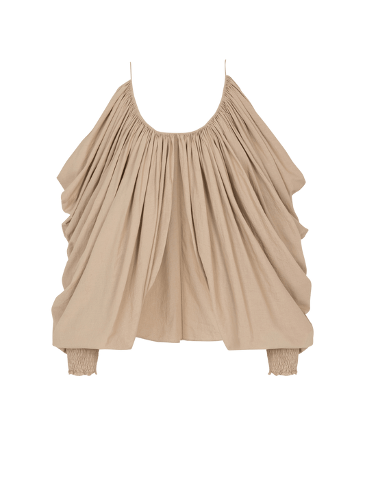 Strappy Cotton Blouse