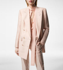 Double Breasted Peak Lapel Jacket