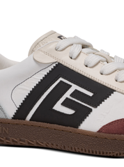 Balmain Swan Suede And Nylon Trainers
