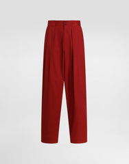 Stretch Cotton Gabardine Trousers
