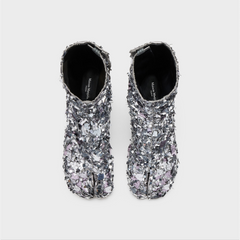 Tabi Glitter-Embellished Ankle Boots