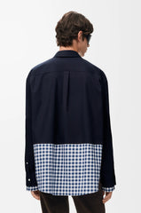 Shirt In Cotton Twill And Poplin