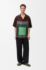 Short Sleeve Shirt In Silk