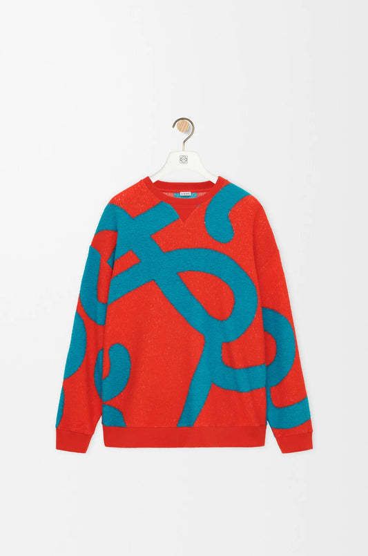 Sweatshirt In Wool And Cotton