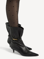 Sphynx Smooth Leather Ankle Boots
