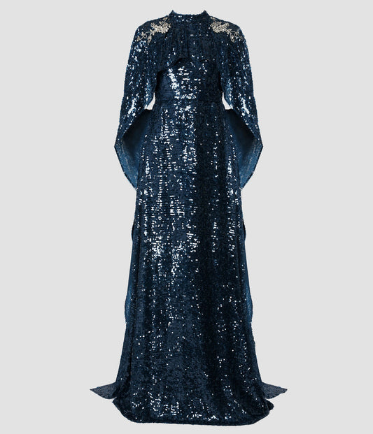 Cape Effect Gown