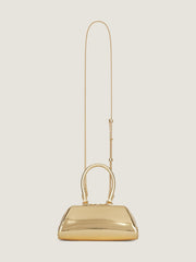 Mini Antigona East-west Bag In Laminated Leather