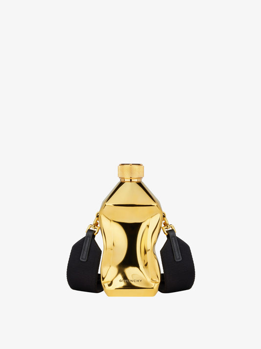 Givenchy 4g Crushed Flask In Metal With Strap
