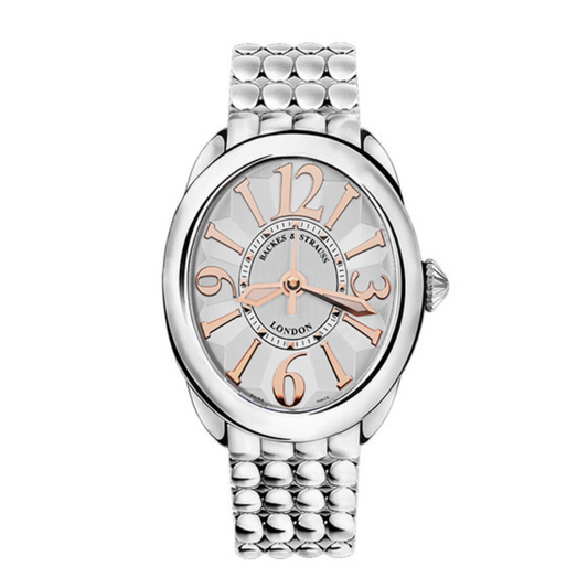 Regent Steel 3643 SP Luxury Diamond Watch