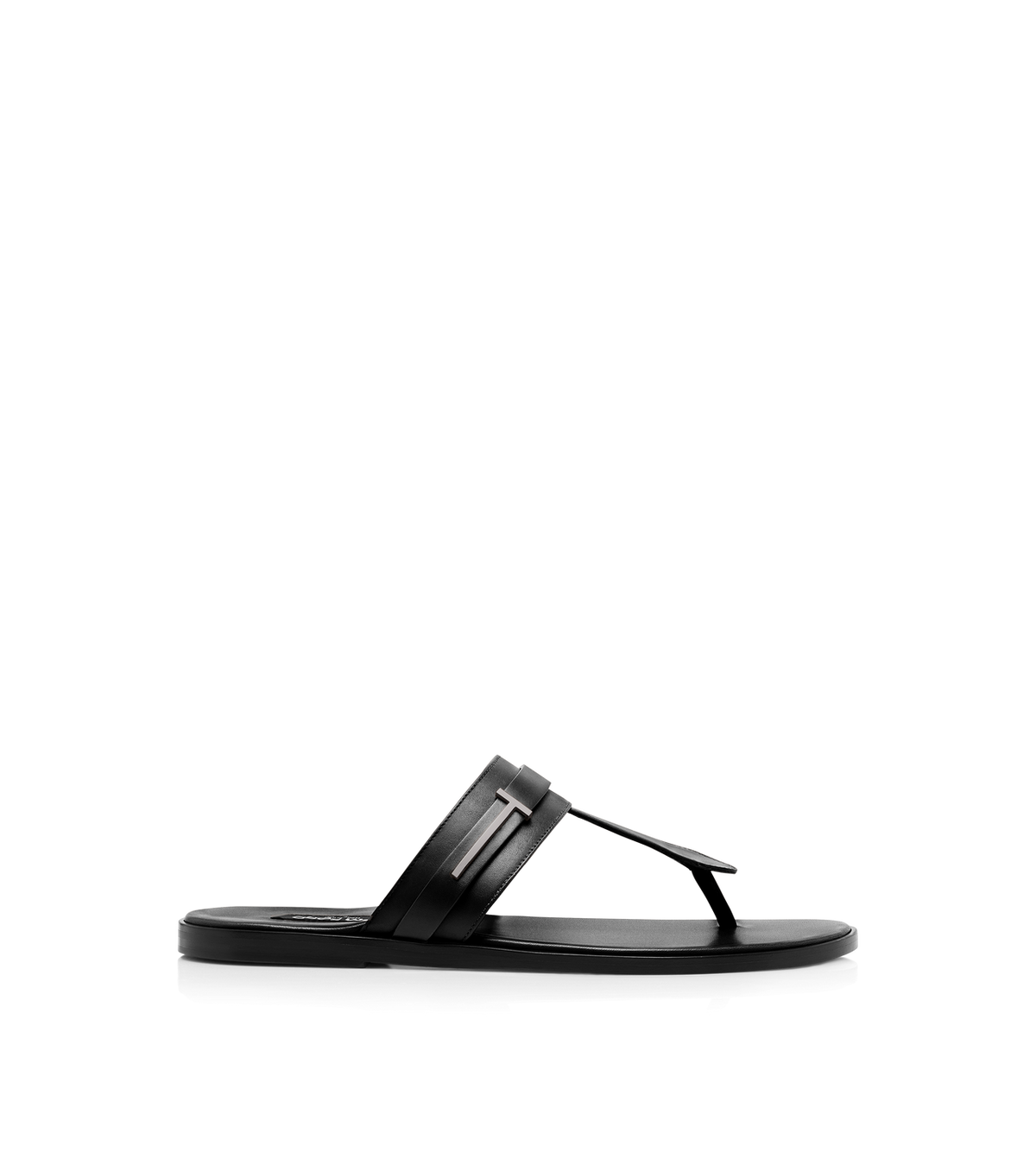 Smooth Leather T-sandal