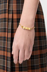 Pebble Cube Bracelet In Sterling Silver