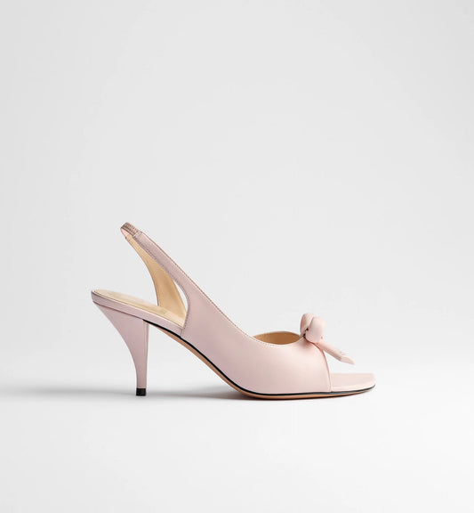 Dior Bow Heeled Slingback Sandal