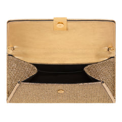 Textured Fabric Nobile Clutch