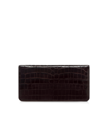 Printed Croc Leather Whitney E/W Shoulder Bag