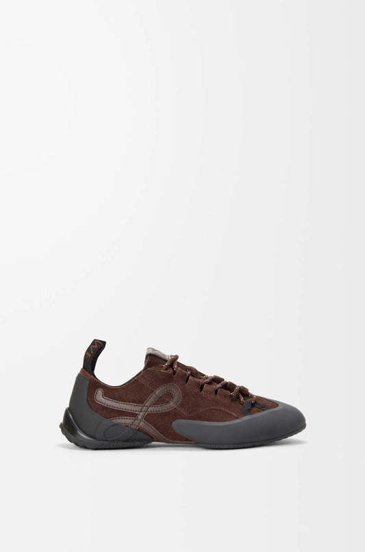 Grip Sneaker In Calfskin Suede