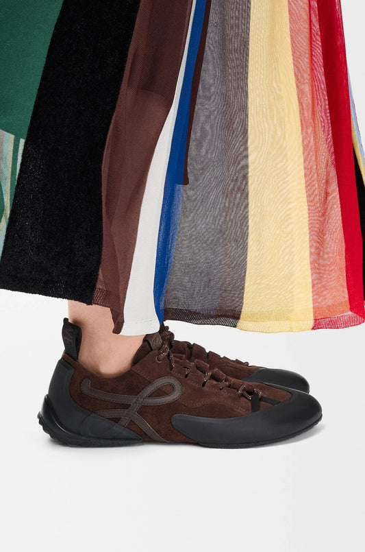 Grip Sneaker In Calfskin Suede