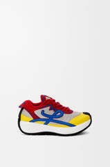 Pogo Sneaker In Technical Knit And Suede