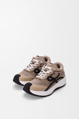 Pogo Sneaker In Technical Knit And Suede