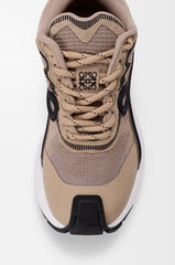 Pogo Sneaker In Technical Knit And Suede