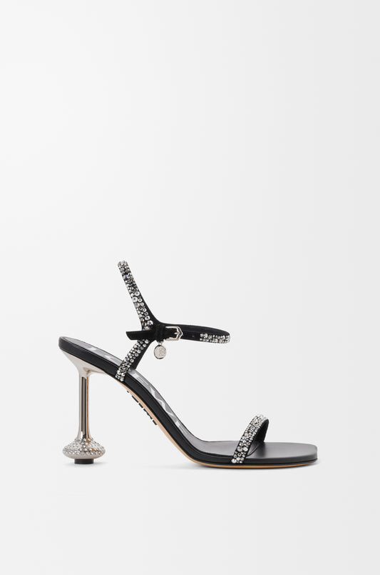 Toy Sandal In Suede And Strass