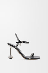 Toy Sandal In Suede And Strass