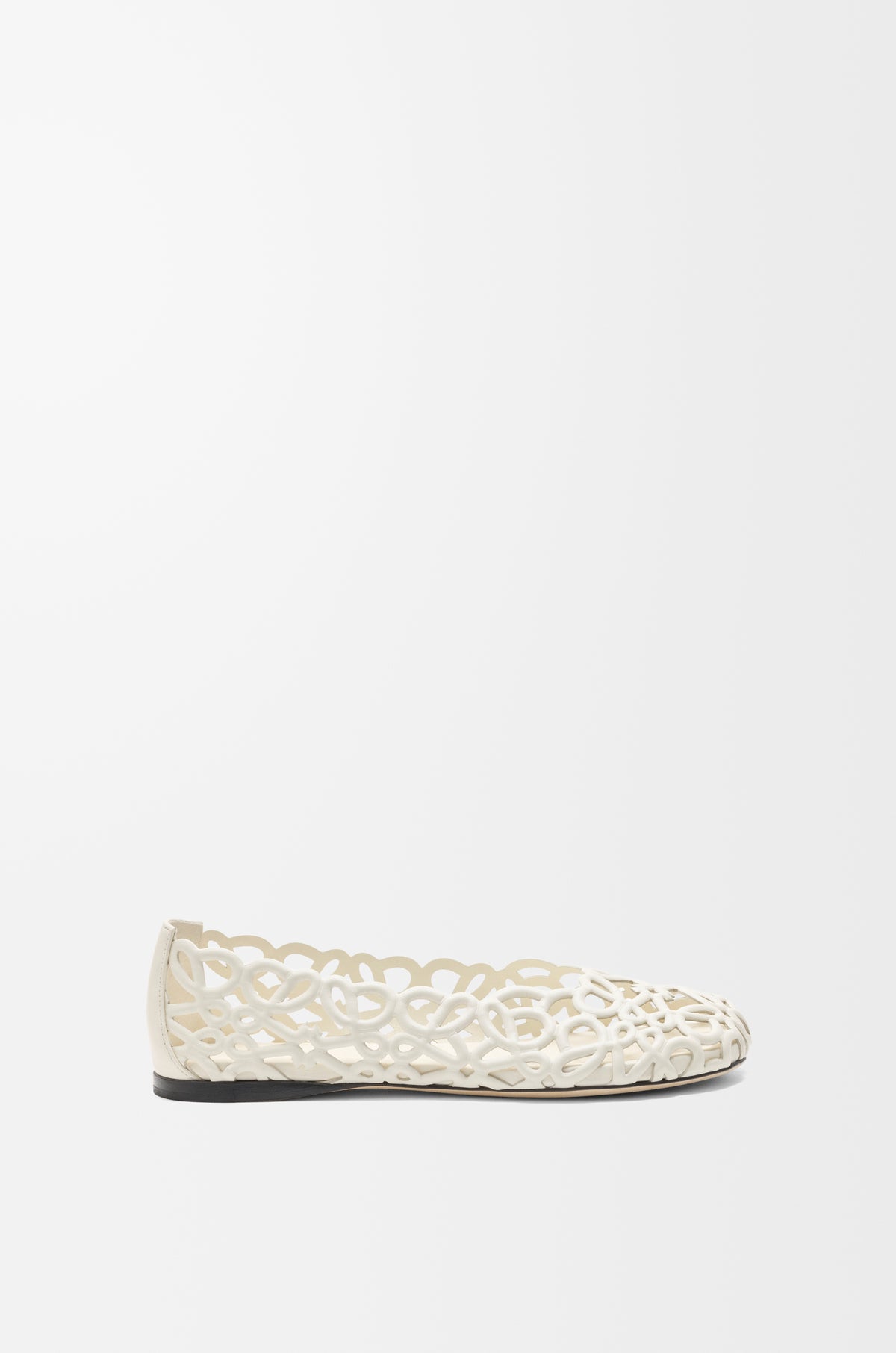Petal Anagram Ballerina In Lambskin