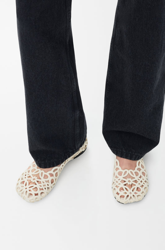 Petal Anagram Ballerina In Lambskin