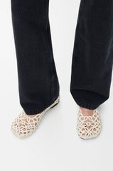 Petal Anagram Ballerina In Lambskin