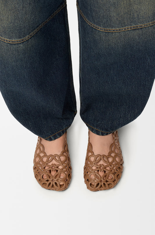 Petal Anagram Ballerina In Lambskin