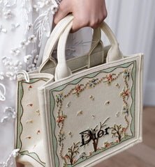 Dioramour Small Dior Book Tote with Strap