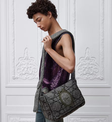 Medium Dior Médaillon Messenger Flap Bag
